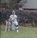 Ronnie Baseball with Dog Pete